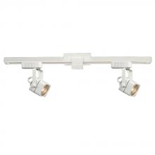 Galaxy Lighting 70118-2-2L WH - Two Light Halogen Track Kit - White